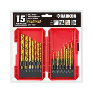 Juego de brocas para metal x 15 Pzs (1.5 - 10 mm) / 100000040