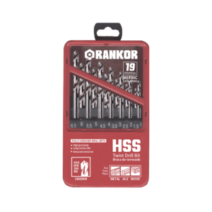 Juego de brocas para metal x 19 Pzs (1 - 10 mm) / 100000042