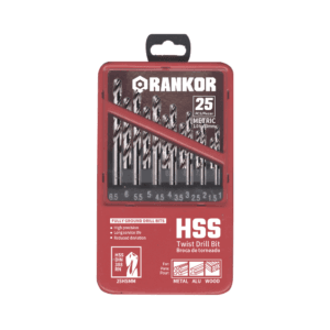 Juego de brocas para metal x 25 Pzs (1 - 13 mm) / 100000043